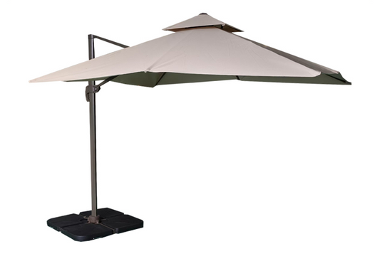 Las Palmas - Graphite Grey 3m Deluxe Garden Parasol