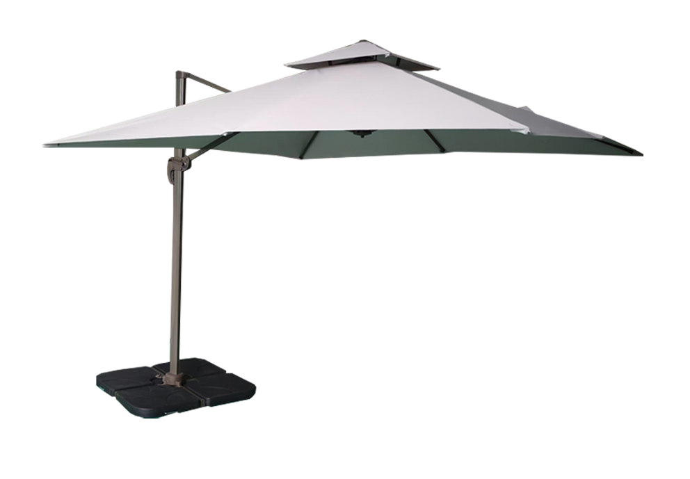 Las Palmas - Light Grey 3m Deluxe Garden Parasol
