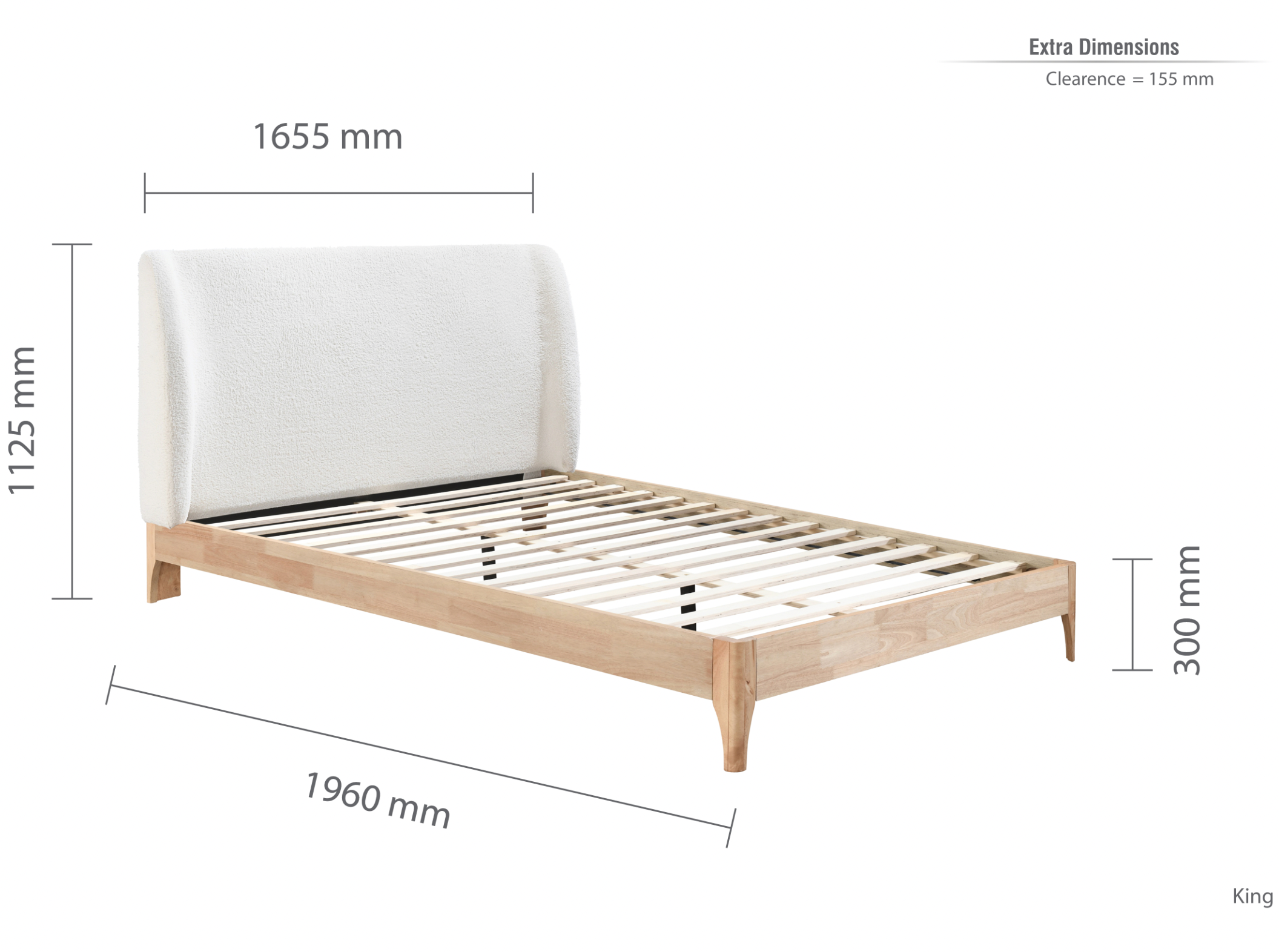 Zanden Bed Frame - Nimbus Beds