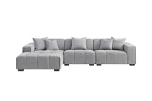2026 Hugo Corner Sofa - Left Hand - Cloudy Grey Boucle - Nimbus Beds