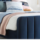 Clyde Bed Frame in Midnight Blue