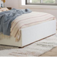 Tay Bed Frame in White Boucle