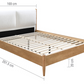 Malaga Bed Linen+Oak Effect - Nimbus Beds