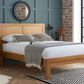 Panelled OAK Low Footend Bed - Nimbus Beds