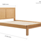Panelled OAK Low Footend Bed - Nimbus Beds