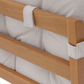 Pillow Back Bed TUFTED WHITE+Oak Effect - Nimbus Beds