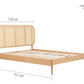 Rattan Low Footend Bed - Nimbus Beds