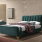 The Elegance PLUSH GREEN+Gold Feet - Nimbus Beds