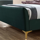 The Elegance PLUSH GREEN+Gold Feet - Nimbus Beds