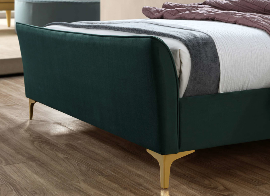 The Elegance PLUSH GREEN+Gold Feet - Nimbus Beds