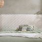 The Fluffy Bed WHITE Faux Fur+Oak Effect - Nimbus Beds