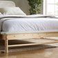 The Lillie Scandi Bed WHITE+Natural - Nimbus Beds