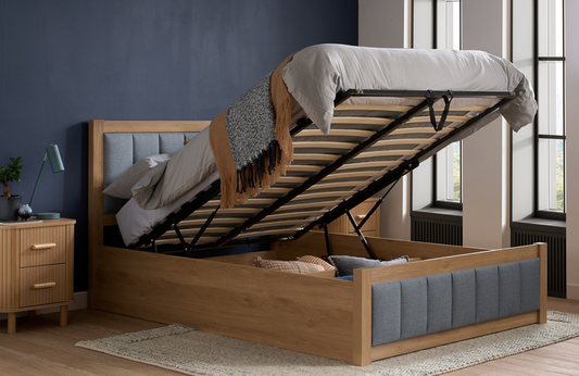 Trendy OTTOMAN Grey+Oak Effect - Nimbus Beds
