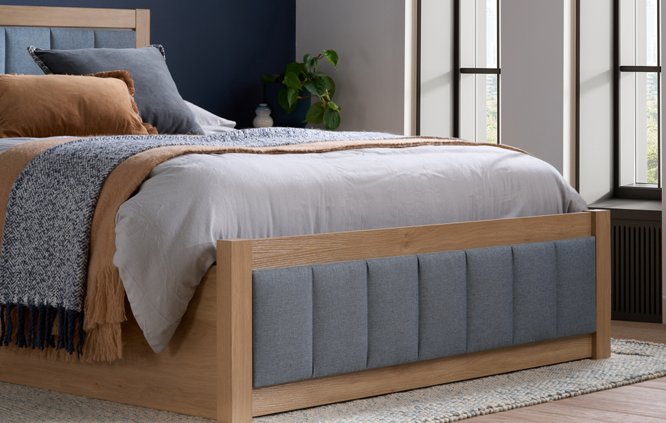 Trendy OTTOMAN Grey+Oak Effect - Nimbus Beds