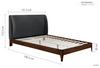 Zanden Bed Grey+Walnut - Nimbus Beds