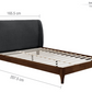 Zanden Bed Grey+Walnut - Nimbus Beds