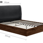 Zanden OTTOMAN Grey+Walnut - Nimbus Beds