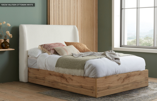 Zanden OTTOMAN WHITE+Natural - Nimbus Beds
