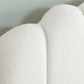 Aruba OTTOMAN Bed WHITE (Boucle) Teddy Bear Fabric - Nimbus Beds