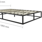 JASON Platform Black Metal Base - Nimbus Beds
