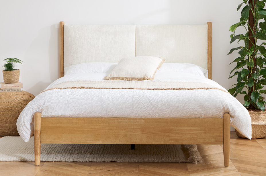 Malaga Bed Linen+Oak Effect - Nimbus Beds