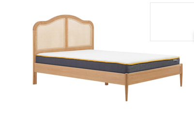 Madame Rattan Bed OAK Effect