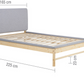 The Finlay Scandi Bed Grey+Natural - Nimbus Beds