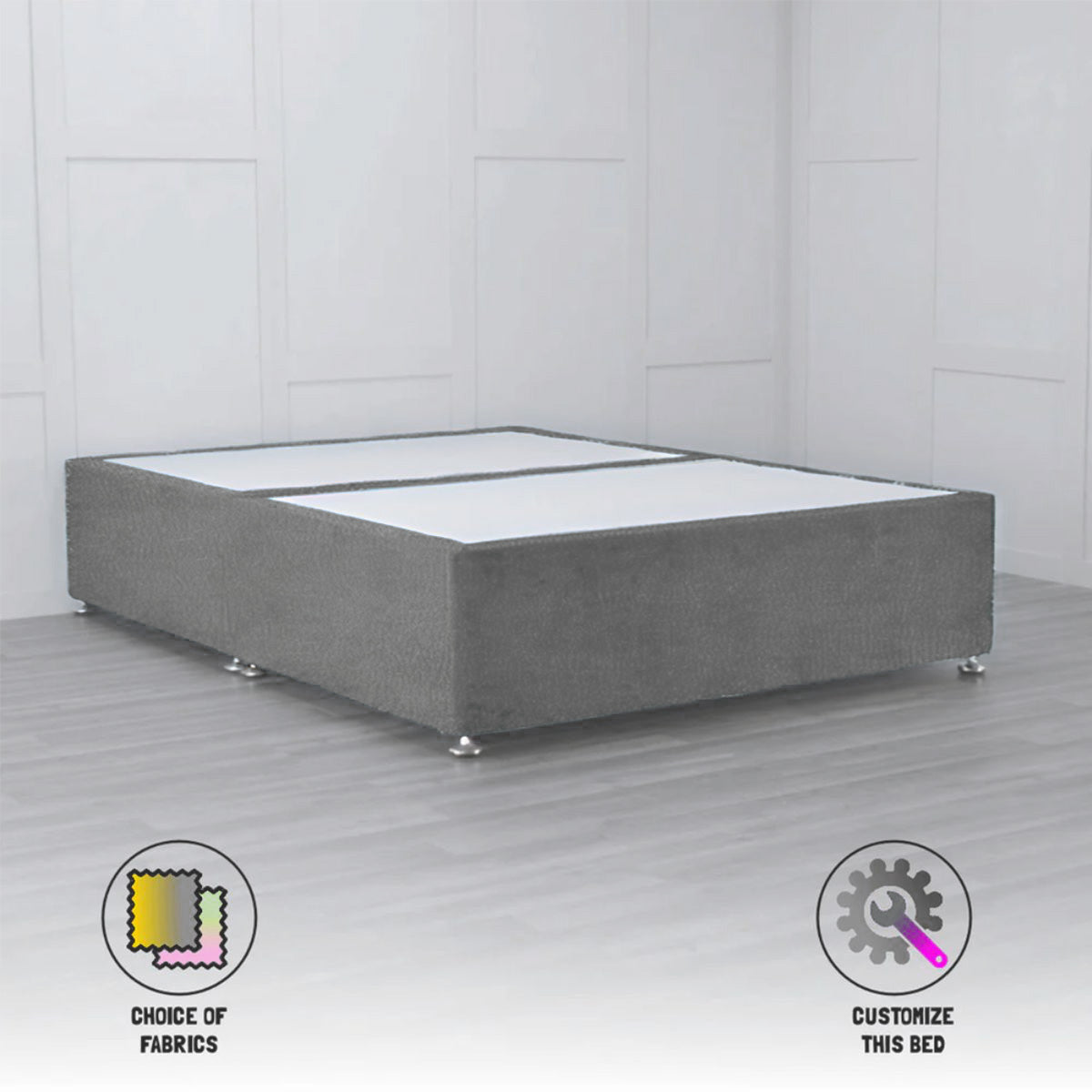 Padded Divan Base - No Storage