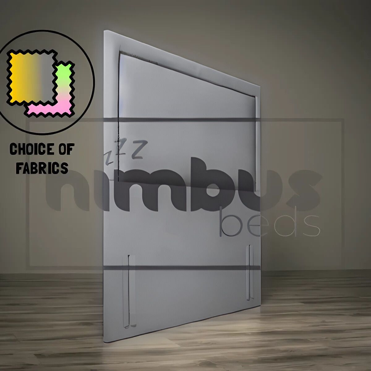 Floor Standing Charlie Studded Headboard - Nimbus Beds