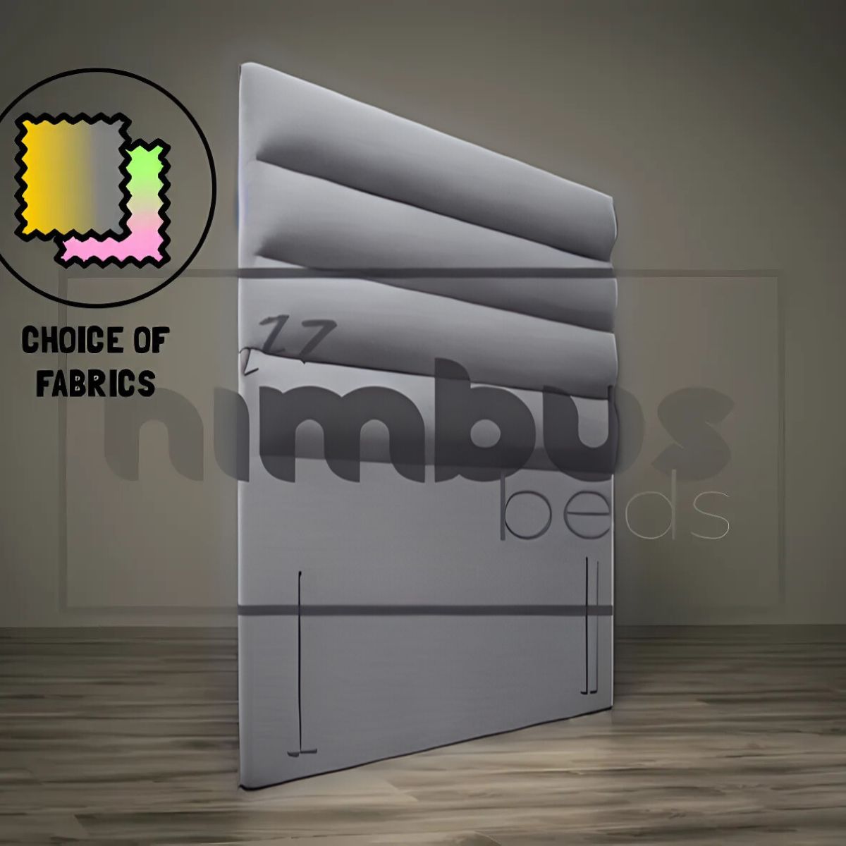 Floor Standing Horizontal Tube Headboard - Nimbus Beds