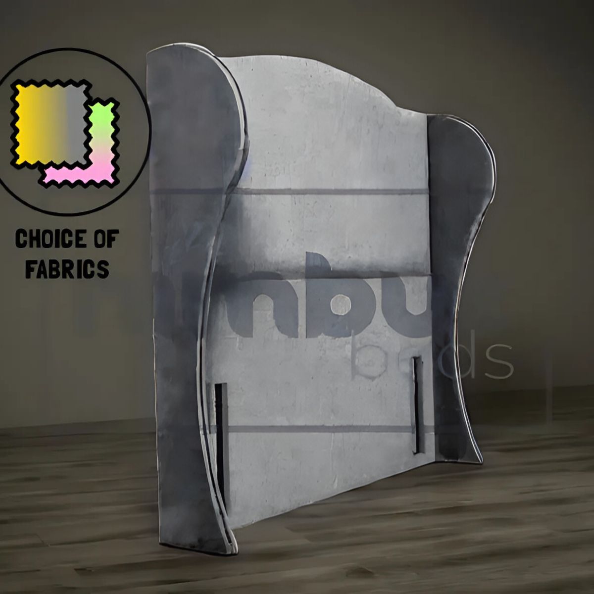 Floor Standing Curve Winged Headboard - Nimbus Beds