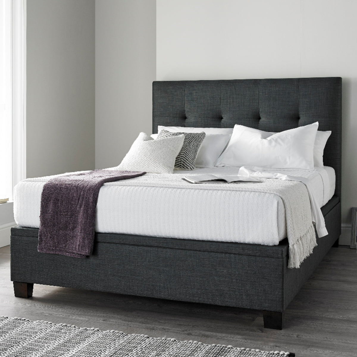 2026 Wallace Ottoman Storage Bed in Slate