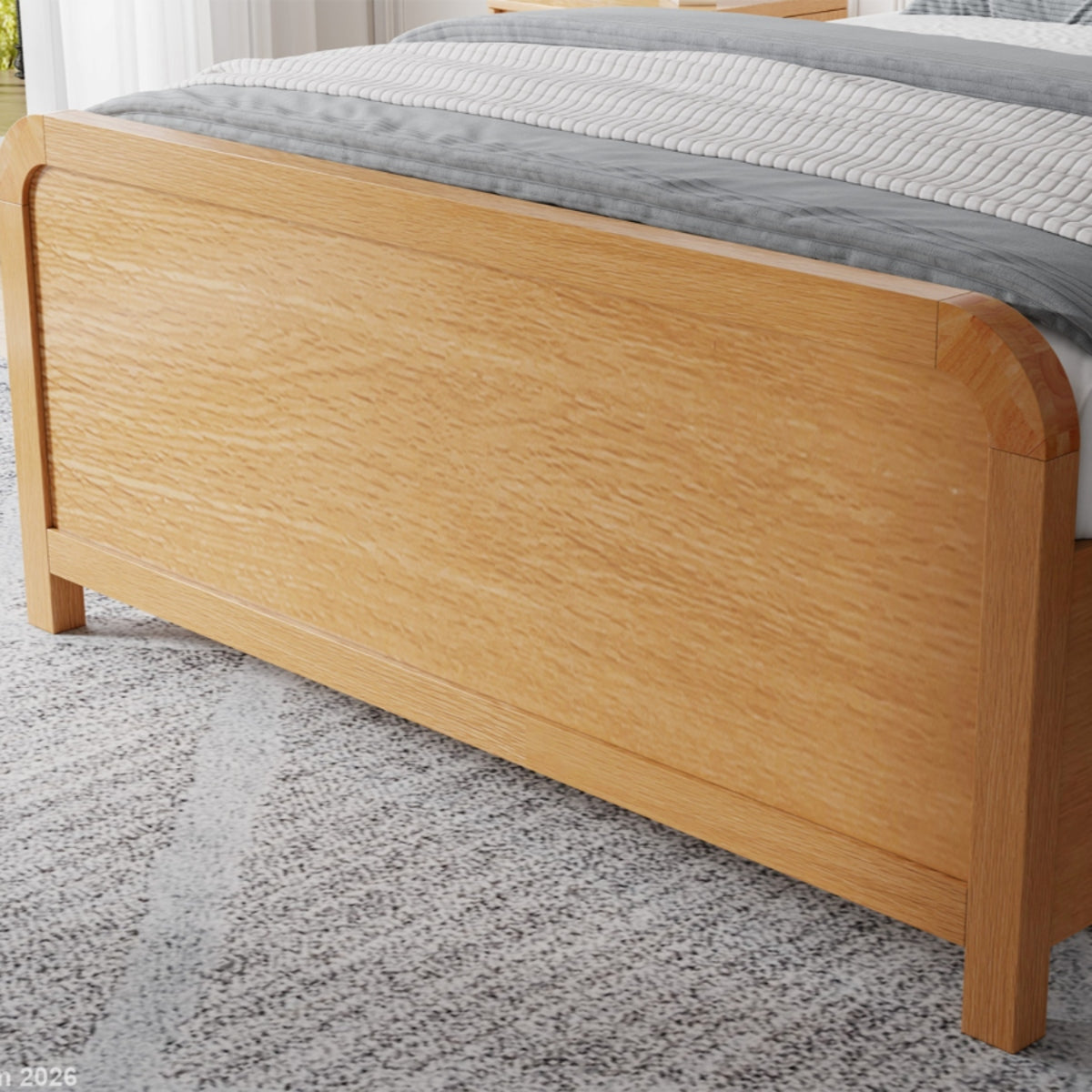 2026 Willow Ottoman Storage Bed in Greige