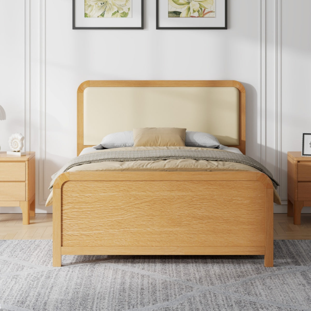 2026 Willow Ottoman Storage Bed in Vanilla