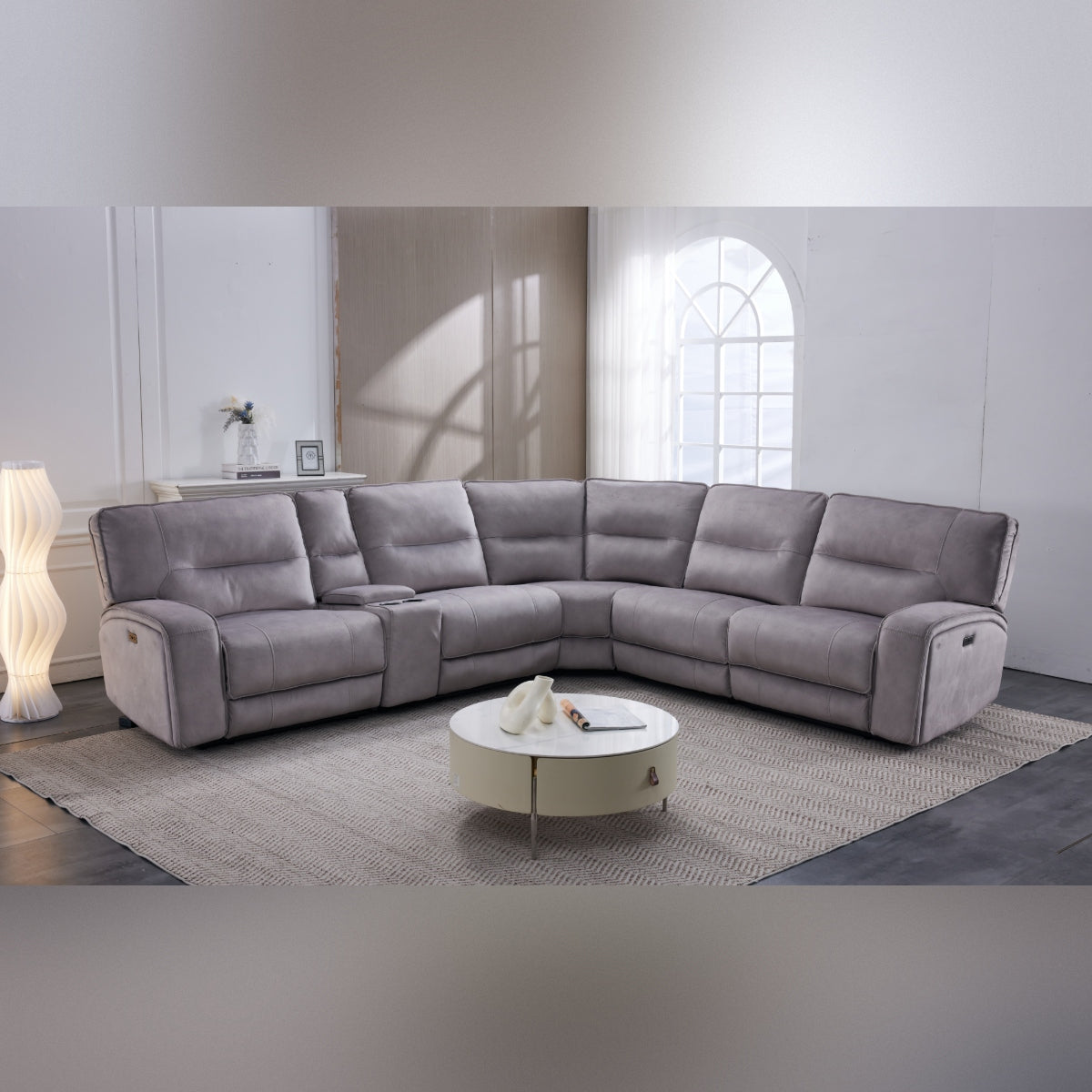 2026 Elyana Sofa Range In Aspen Latte