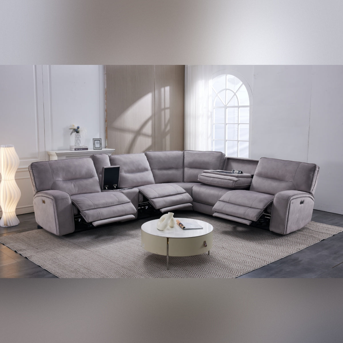 2026 Elyana Sofa Range In Aspen Latte