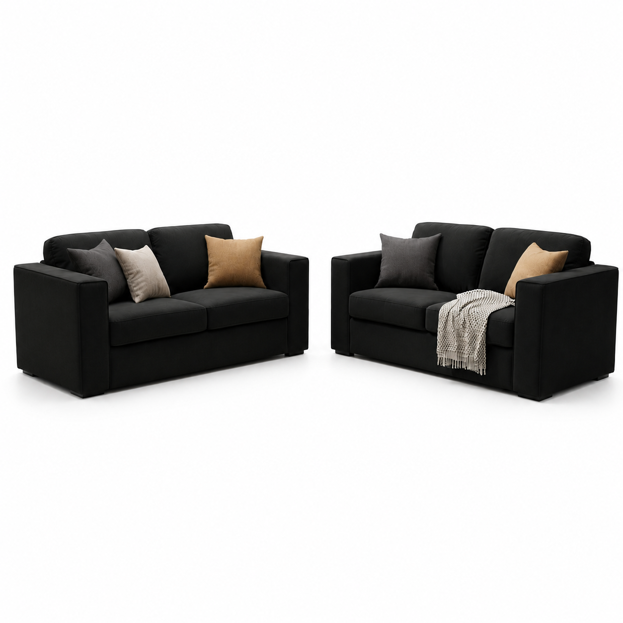 2026 Hamilton 3 & 2 Seater-  Ebony Black