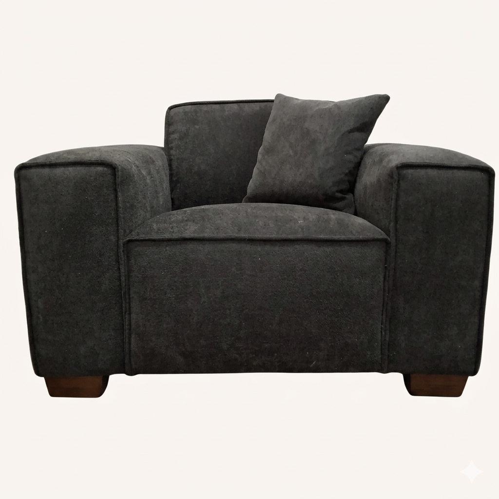 2026 Dunkeld Chair - Midnight Boucle