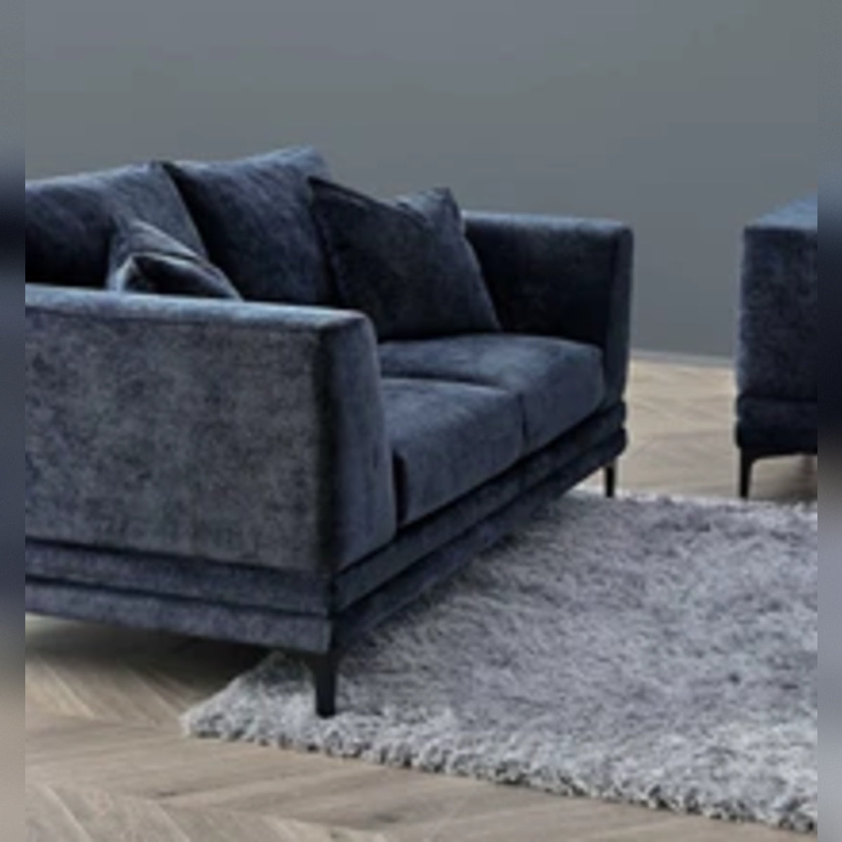 2026 Portland 3 Seater Sofa - Aegean Blue