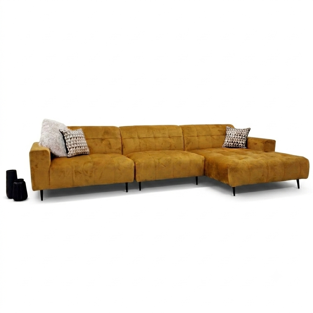 2026 Oakley 3 Piece Sofa - Mustard