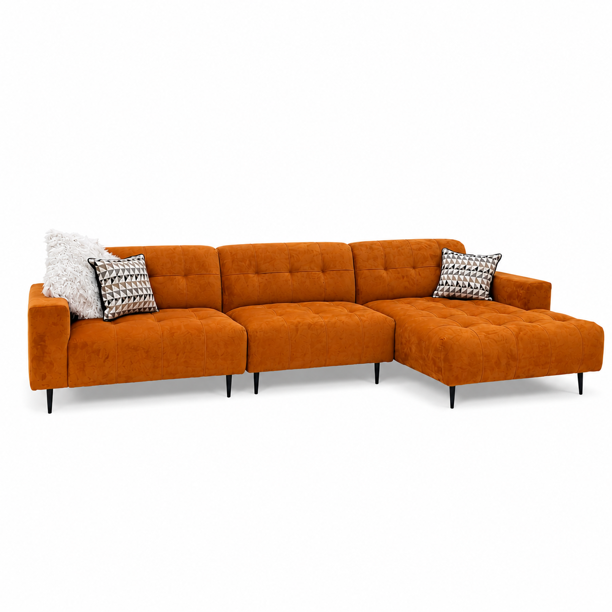 2026 Oakley 3 Piece Sofa - Burnt Orange