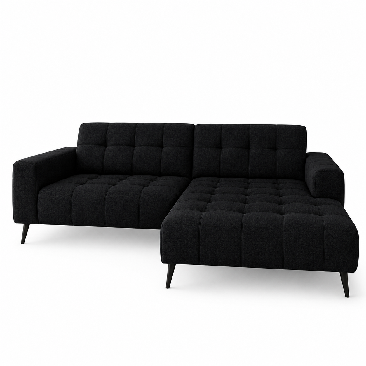 2026 Oakley 2 Piece Sofa - Ebony Black