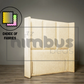 Floor Standing 3 Panel Winged Headboard - Nimbus Beds